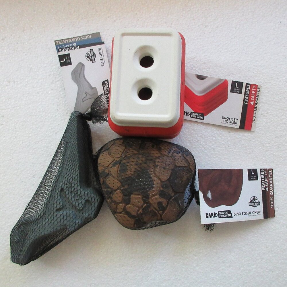 Bark Box Super Chewer- large dog- LOT of 3 NEW Toys